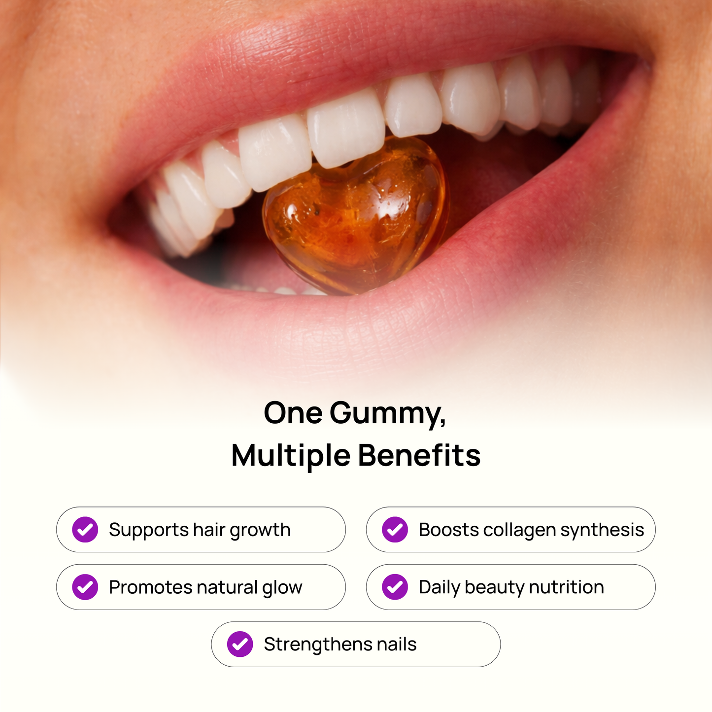 Beauty Glow Gummies - Hair, Skin & Nail Support