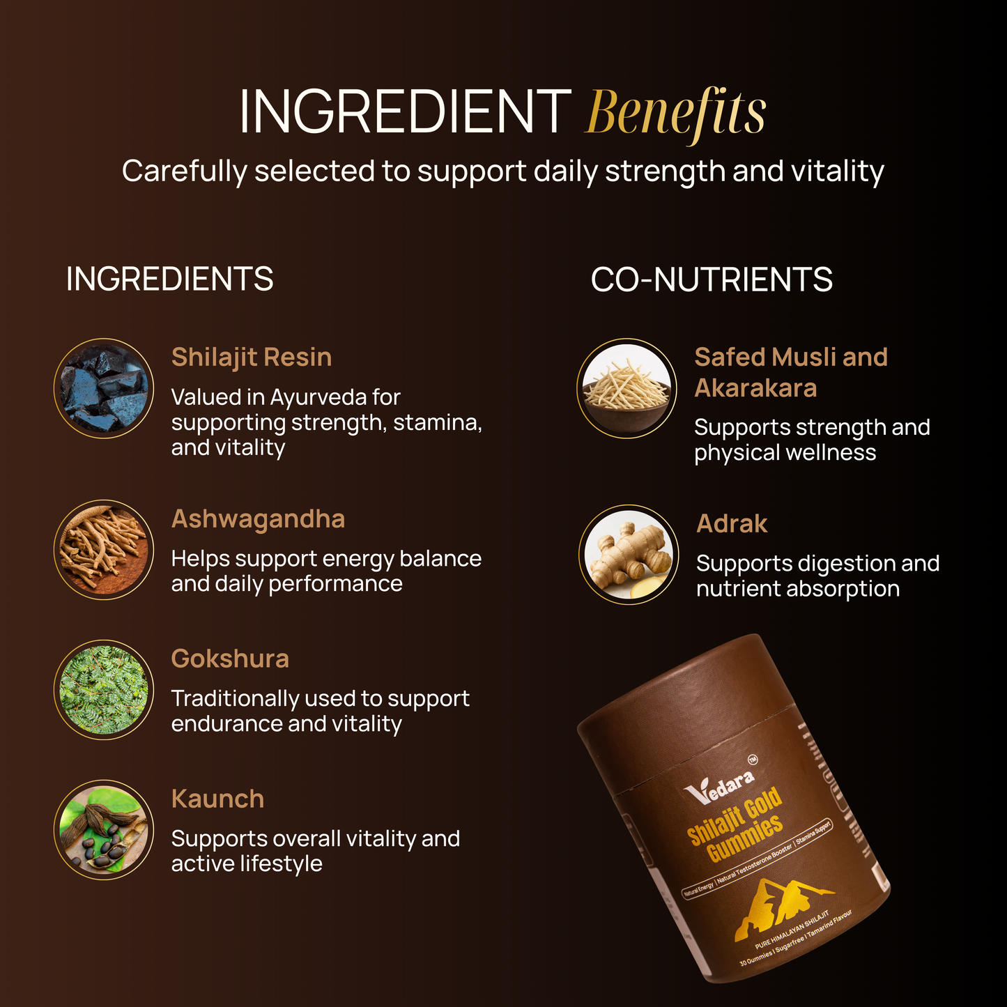Shilajit Gold Gummies - Pure Himalayan Energy