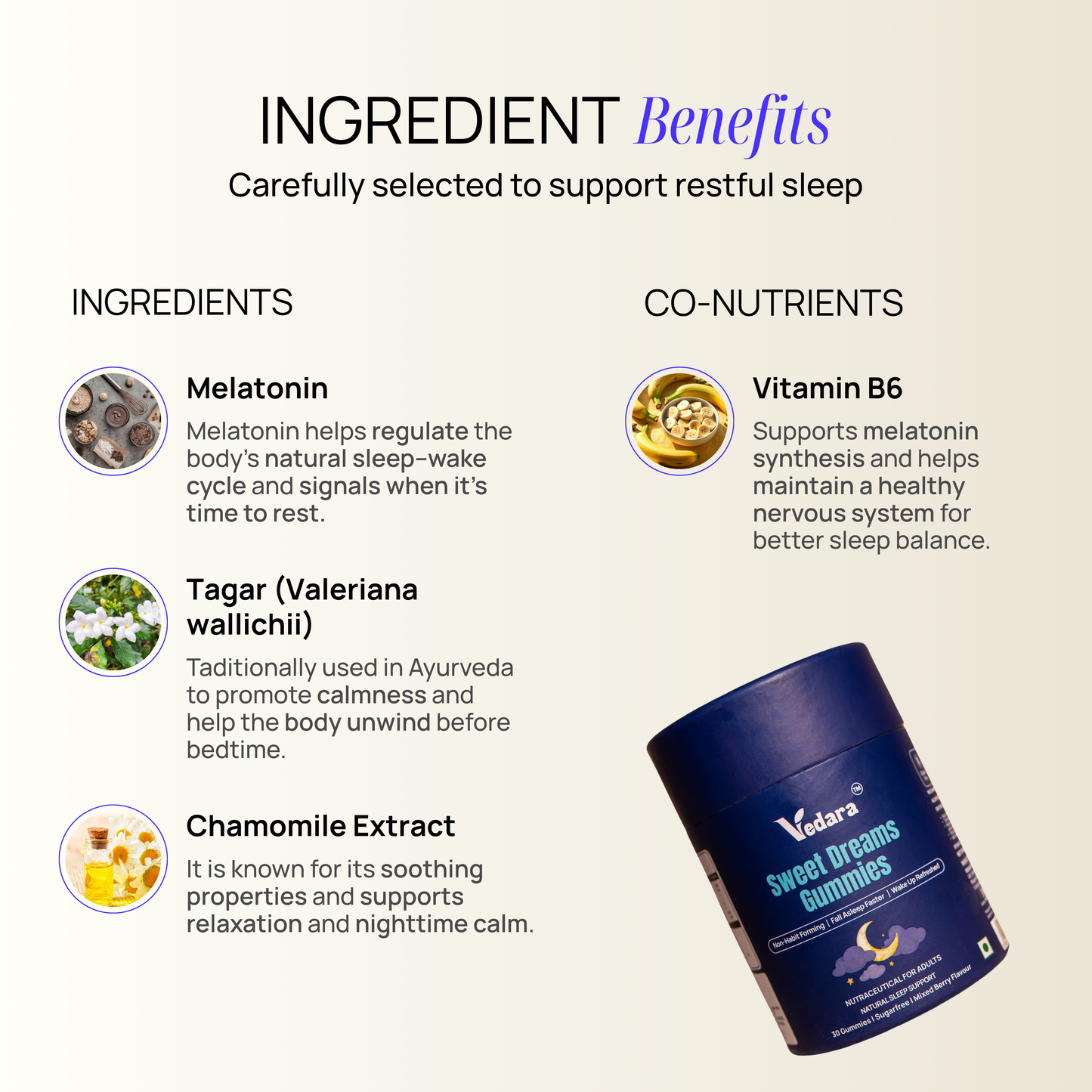 Sweet Dreams Gummies - For Restful Sleep