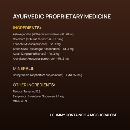 Shilajit Gold Gummies - Pure Himalayan Energy