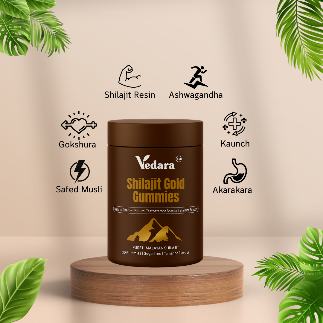 Shilajit Gold Gummies - Pure Himalayan Energy Supplement