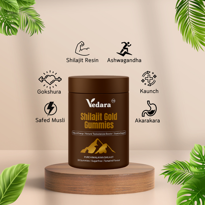 Shilajit Gold Gummies - Pure Himalayan Energy Supplement