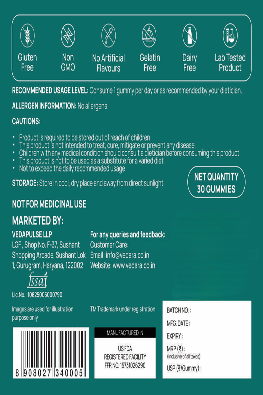 Kids Gummies - Children's Multivitamin with Eye Support